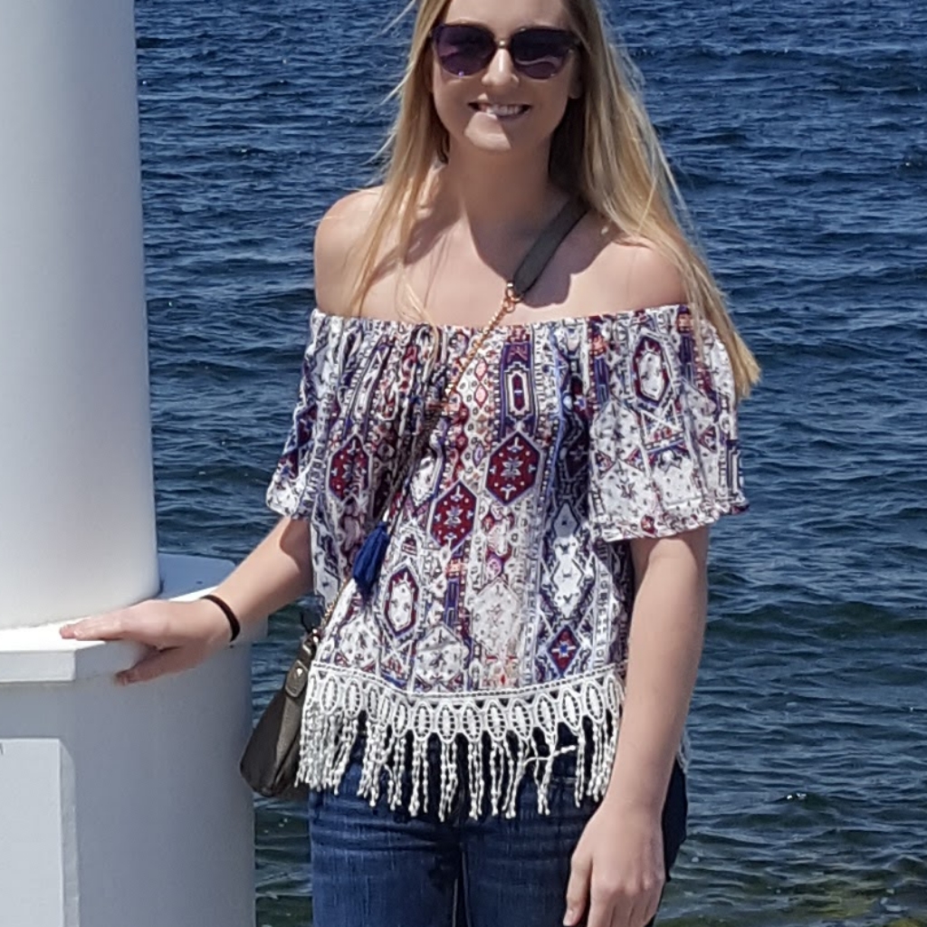 Off The Shoulder Patterned Top